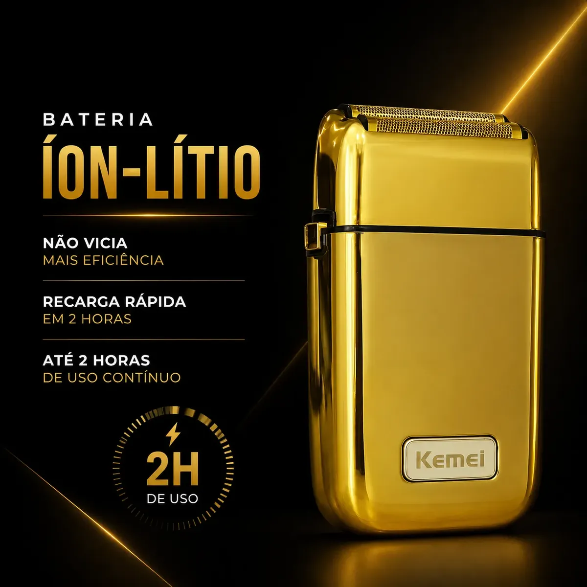 Shaver Kemei Profissional Lançamento Full Metal Km-tx1 — foto 5