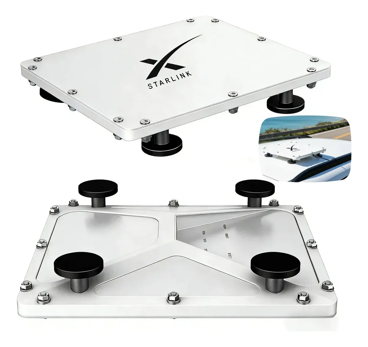 Suporte Magnético Starlink Mini Para Carro Kit Antena