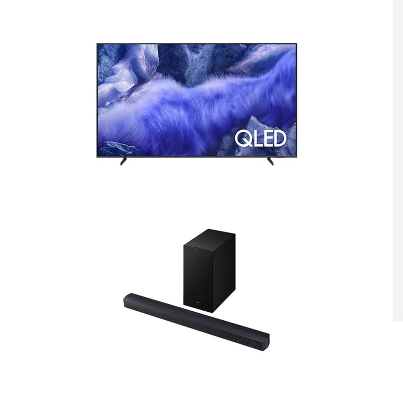 Samsung Combo Vision AI TV 55 Polegadas QLED 4K QEF1 + Soundbar HW-B450F