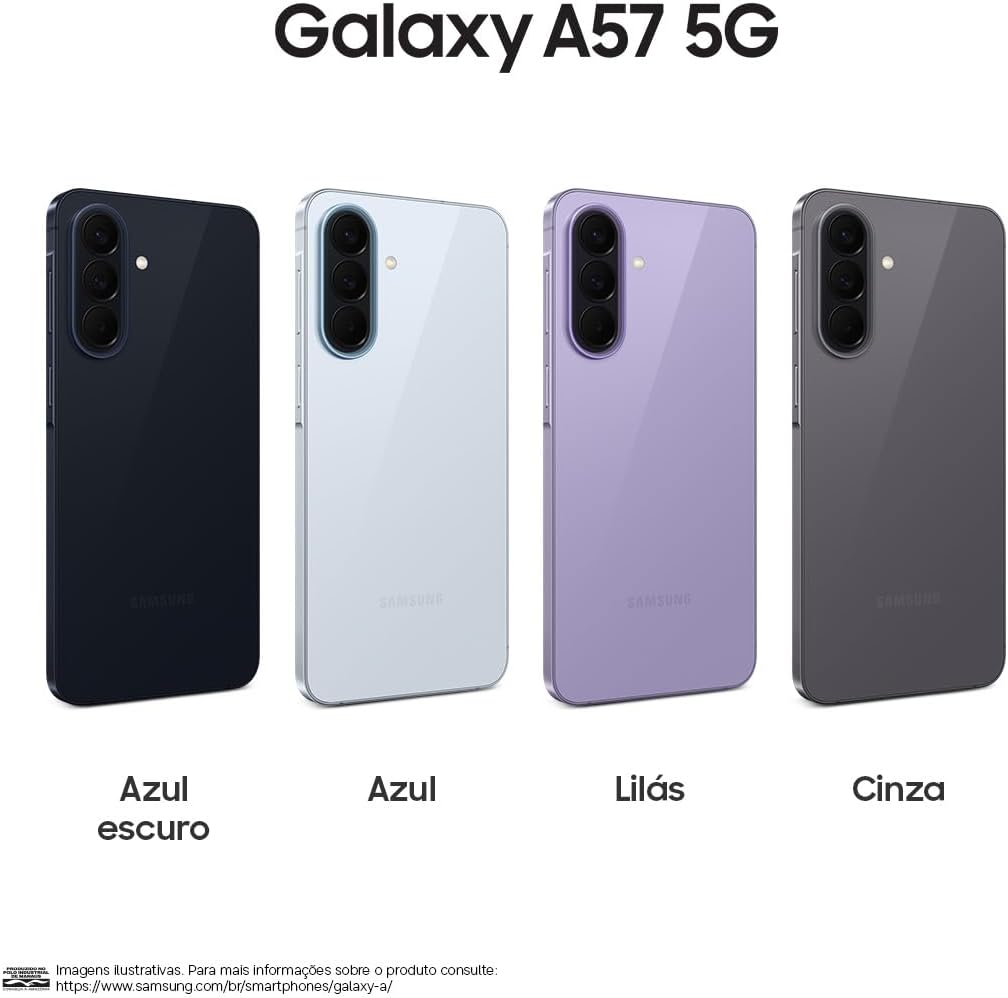 Smartphone Samsung Galaxy A57 5G Câmera Tripla 50MP OIS — foto 2