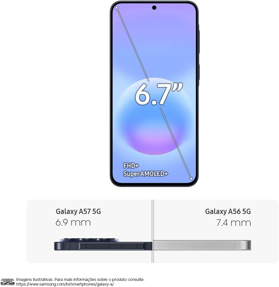 Smartphone Samsung Galaxy A57 5G Câmera Tripla 50MP OIS — foto 4