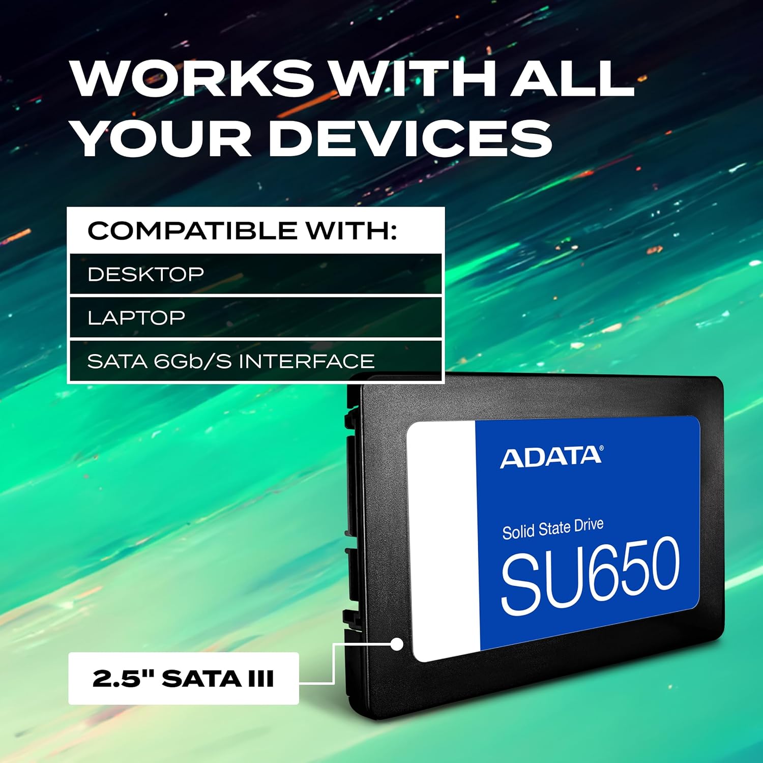 SSD ADATA SU650 512GB 2,5" - ASU650SS-512GT-R — foto 4