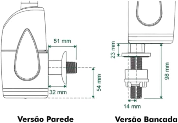 Torneira Eletrônica Prima Black 5500W 220V — foto 4